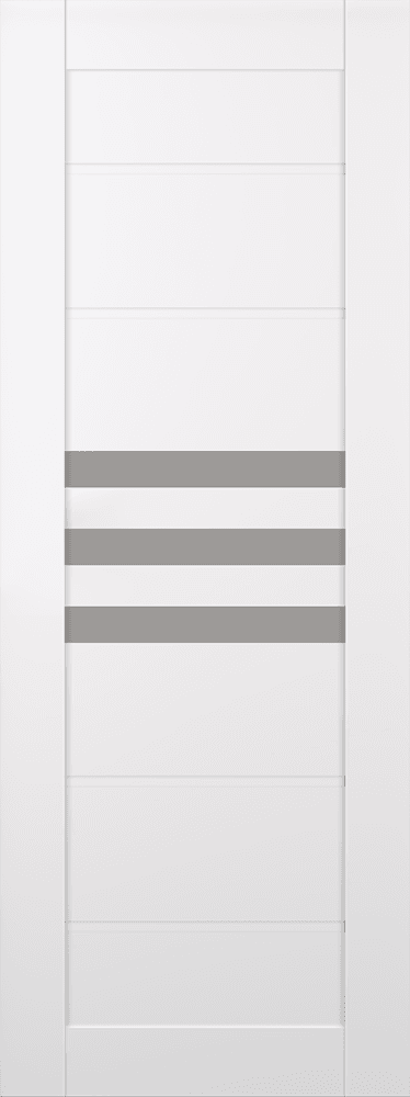 DOME VETRO SNOW WHITE SLAB BELLDINNI MODERN INTERIOR DOOR - 1