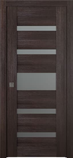AVON 07-05 VETRO VERALINGA OAK POCKET BELLDINNI MODERN INTERIOR DOOR - 1