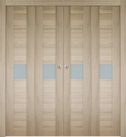 EDNA VETRO SHAMBOR DOUBLE BI-FOLD BELLDINNI MODERN INTERIOR DOOR - 1