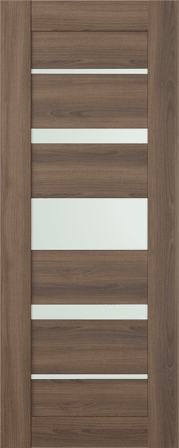 AVON 07-03 VETRO PECAN NUTWOOD BYPASS DOORS BELLDINNI MODERN INTERIOR DOOR - 3