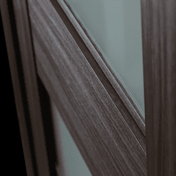 DESSA VETRO GRAY OAK DOUBLE BARN BELLDINNI MODERN INTERIOR DOOR - 3