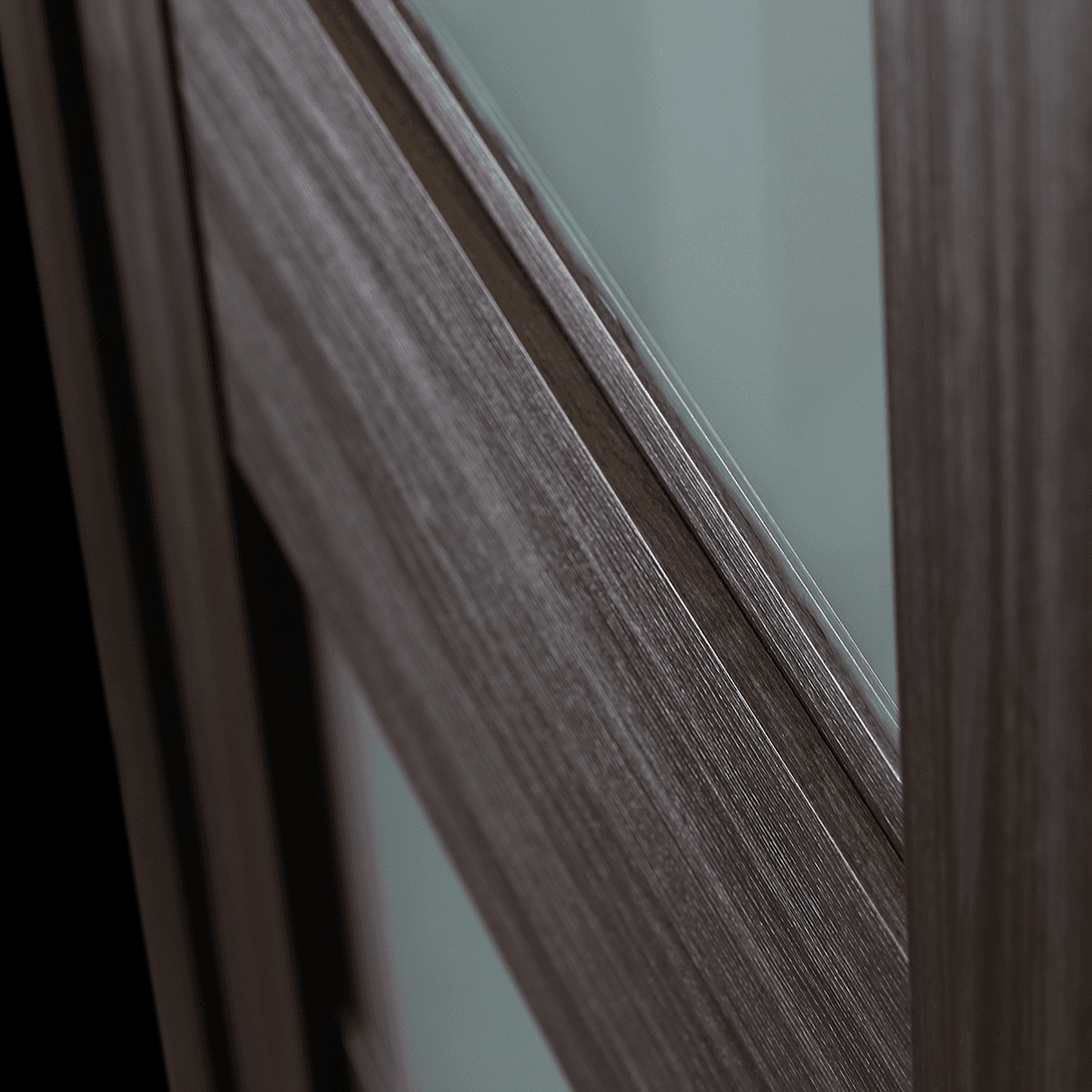 DESSA VETRO GRAY OAK DOUBLE BARN BELLDINNI MODERN INTERIOR DOOR - 3