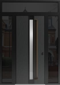 Modern steel exterior aluminum door Hiddex 0155 - 6