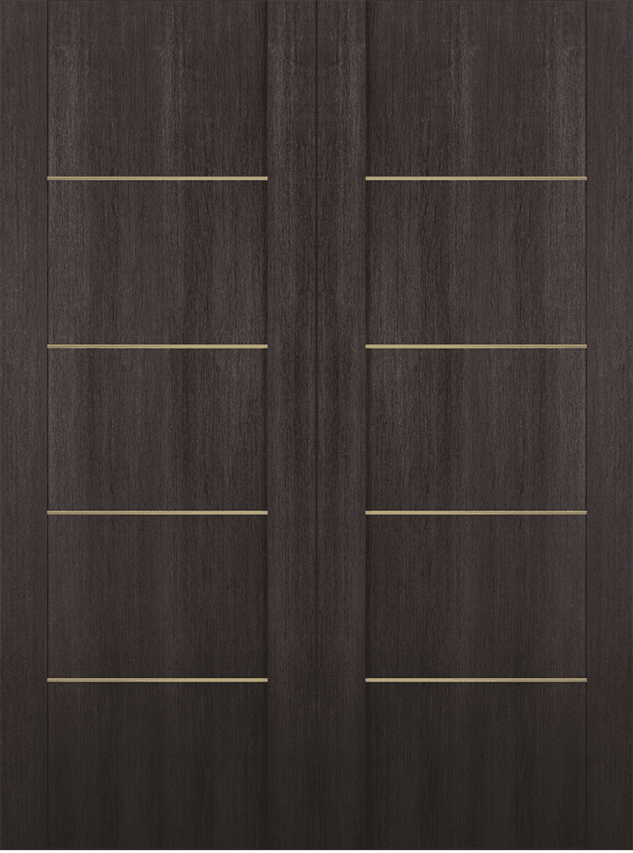 AVON 01 4H GOLD VERALINGA OAK DOUBLE BARN BELLDINNI MODERN INTERIOR DOOR - 2