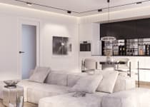 PALLADIO 207 VETRO BIANCO NOBLE SWING BELLDINNI MODERN INTERIOR DOOR - 2