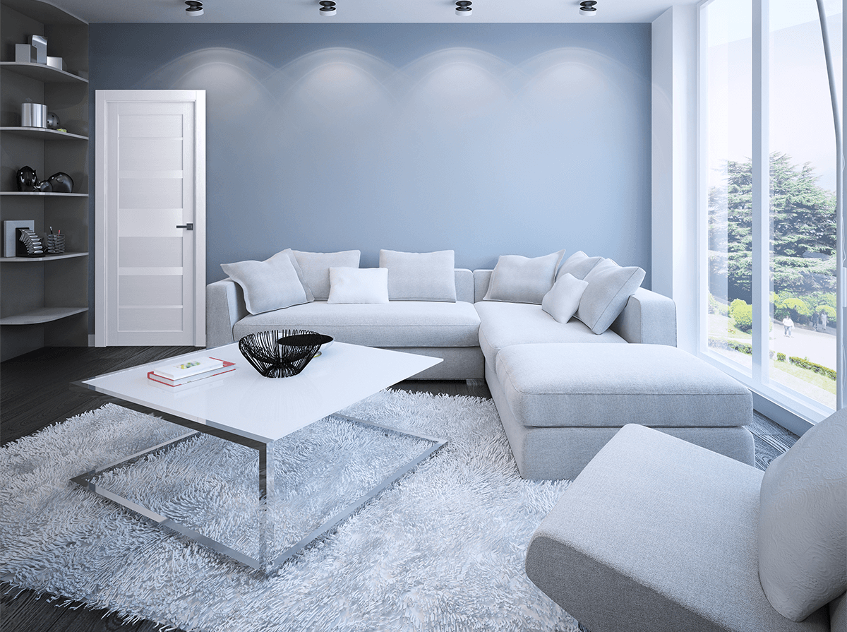 KINA VETRO BIANCO NOBLE CLOSET DOORS BELLDINNI MODERN INTERIOR DOOR - 4