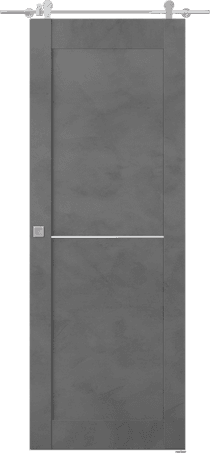 AVON 07 1H DARK URBAN DOUBLE BARN BELLDINNI MODERN INTERIOR DOOR - 1