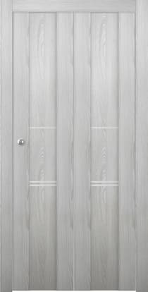 AVON 01 3H RIBEIRA ASH BI-FOLD BELLDINNI MODERN INTERIOR DOOR - 1