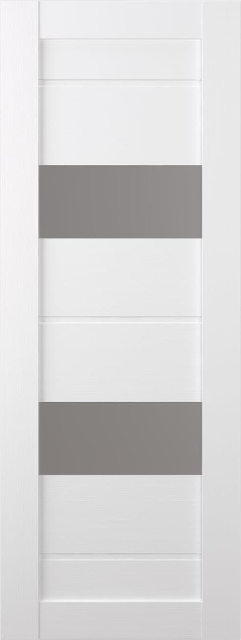 VITA VETRO BIANCO NOBLE SLAB BELLDINNI MODERN INTERIOR DOOR - 1