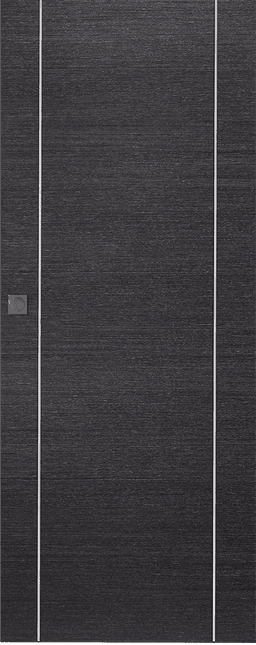 AVANTI 2U BLACK APRICOT DOUBLE MAGIC BELLDINNI MODERN INTERIOR DOOR - 1