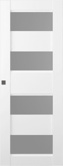 DELLA VETRO BIANCO NOBLE MAGIC BELLDINNI MODERN INTERIOR DOOR - 1