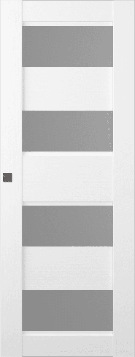 DELLA VETRO BIANCO NOBLE MAGIC BELLDINNI MODERN INTERIOR DOOR - 1