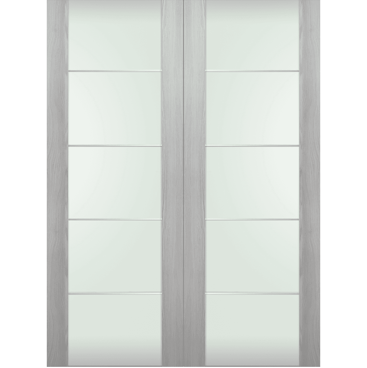 AVON 202 4H VETRO RIBEIRA ASH DOUBLE BELLDINNI MODERN INTERIOR DOOR - 2