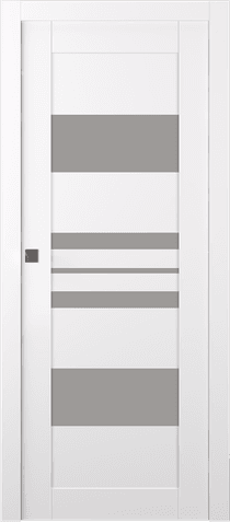ROMI VETRO SNOW WHITE POCKET BELLDINNI MODERN INTERIOR DOOR - 1