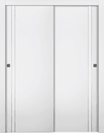 SMART PRO 2V POLAR WHITE BYPASS BELLDINNI MODERN INTERIOR DOOR - 1