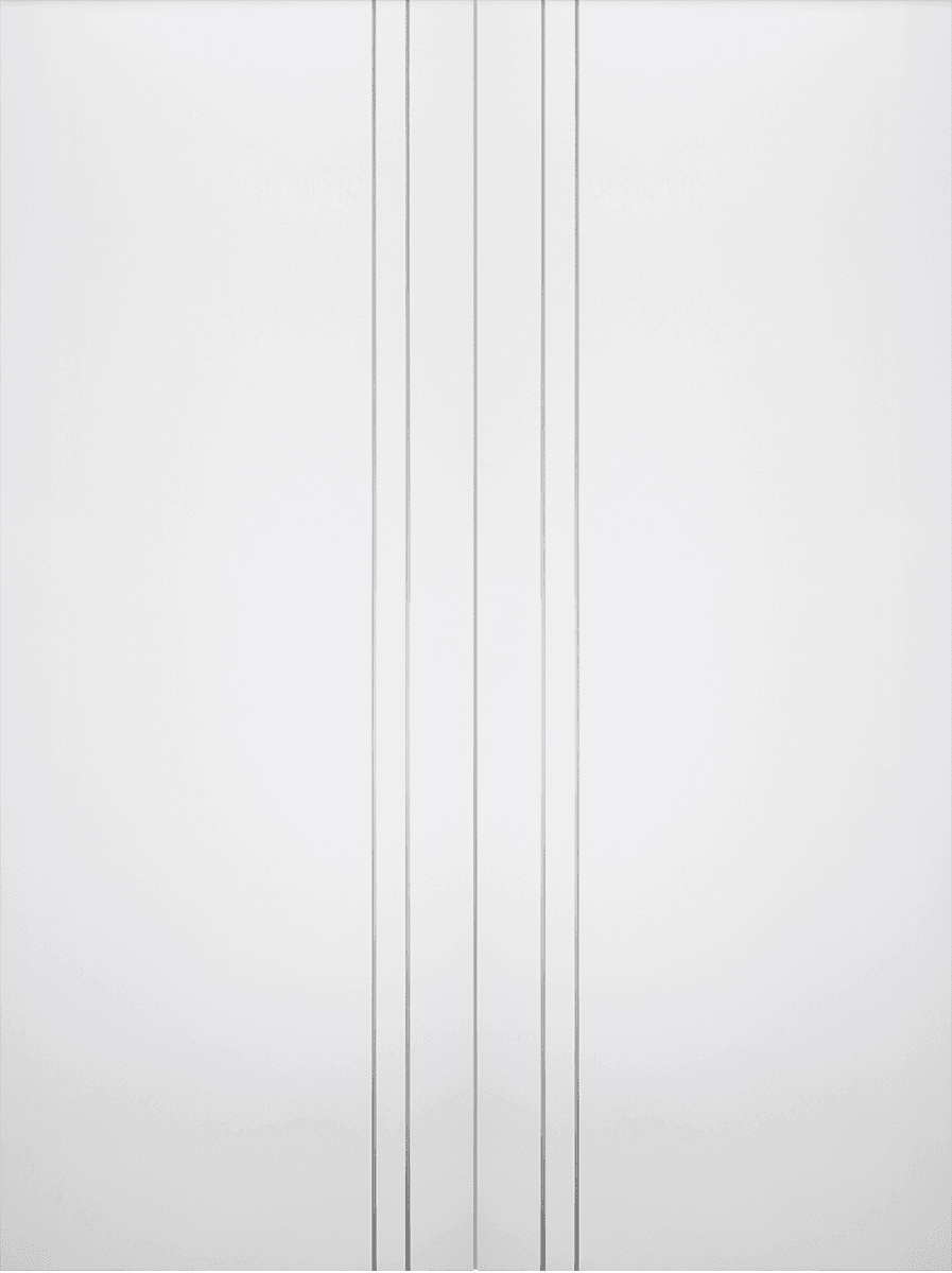 PALLADIO 2V BIANCO NOBLE DOUBLE BARN BELLDINNI MODERN INTERIOR DOOR - 2