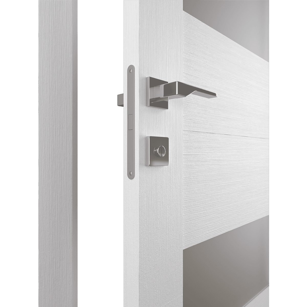 BERTA VETRO BIANCO NOBLE POCKET BELLDINNI MODERN INTERIOR DOOR - 4