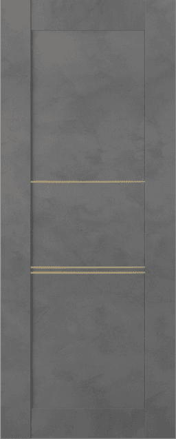 AVON 07 3H GOLD DARK URBAN SLAB BELLDINNI MODERN INTERIOR DOOR - 1