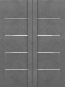 AVON 01 4H DARK URBAN DOUBLE BELLDINNI MODERN INTERIOR DOOR - 2