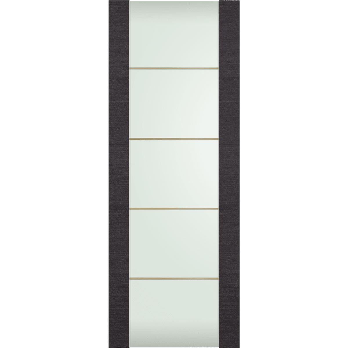 AVANTI 202 4H GOLD STRIPS VETRO BLACK APRICOT SLAB DOORS BELLDINNI MODERN INTERIOR DOOR - 1