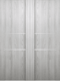 AVON 01 3H RIBEIRA ASH DOUBLE BARN BELLDINNI MODERN INTERIOR DOOR - 2