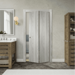 AVON 01 RIBEIRA ASH BI-FOLD BELLDINNI MODERN INTERIOR DOOR - 2
