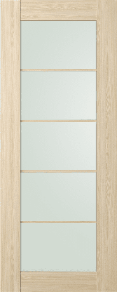 AVON 5 LITE VETRO LOIRE ASH SLAB BELLDINNI MODERN INTERIOR DOOR - 1