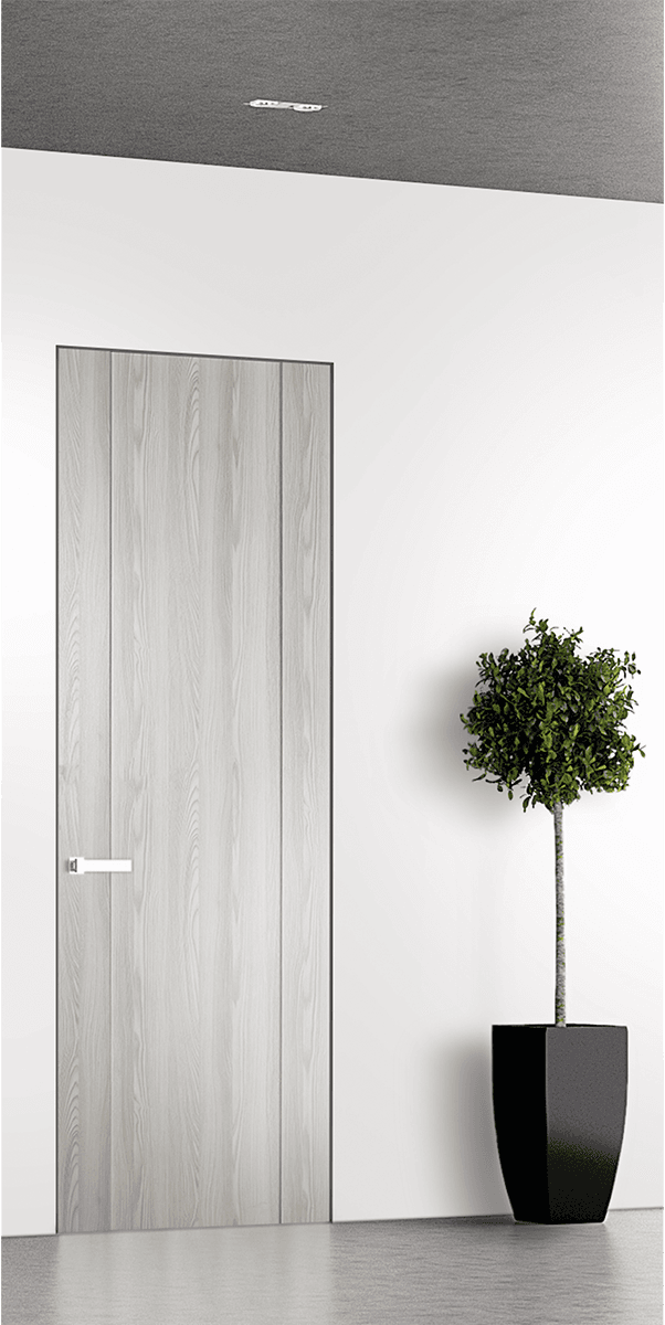 AVON 01 RIBEIRA ASH INVISIBLE METAL FRAME BELLDINNI MODERN INTERIOR DOOR - 1