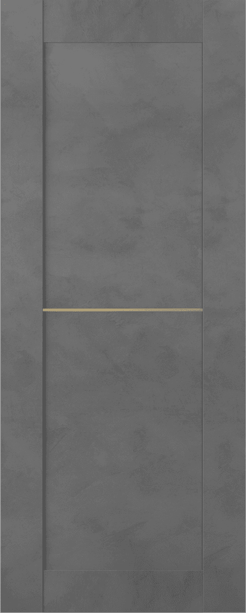 AVON 07 1H GOLD DARK URBAN SLAB BELLDINNI MODERN INTERIOR DOOR - 1