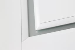 AURUM 1 VETRO POLAR WHITE SLAB BELLDINNI MODERN INTERIOR DOOR - 3