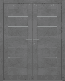 AVON 07-02 VETRO DARK URBAN DOUBLE BELLDINNI MODERN INTERIOR DOOR - 1