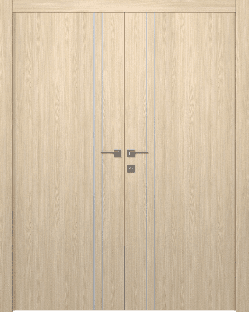 OPTIMA 2V LOIRE ASH DOUBLE DOORS BELLDINNI MODERN INTERIOR DOOR - 1