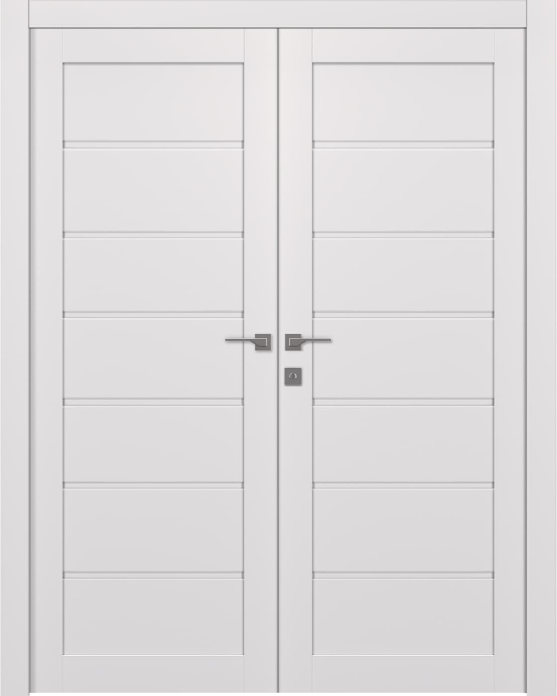 ALDA SNOW WHITE CLOSET BELLDINNI MODERN INTERIOR DOOR - 1