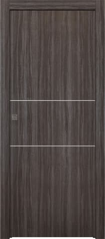 PALLADIO 2H GRAY OAK POCKET BELLDINNI MODERN INTERIOR DOOR - 1