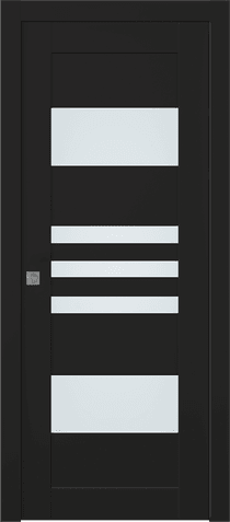 LETI VETRO BLACK MATTE POCKET BELLDINNI MODERN INTERIOR DOOR - 1