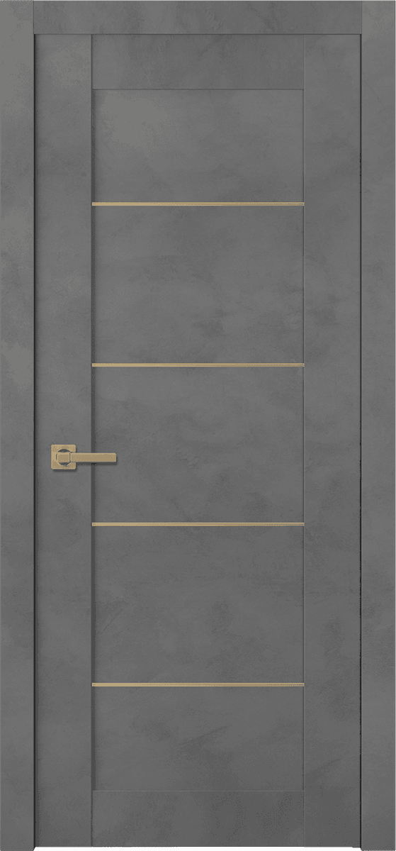 AVON 07 4H GOLD DARK URBAN SWING BELLDINNI MODERN INTERIOR DOOR - 1