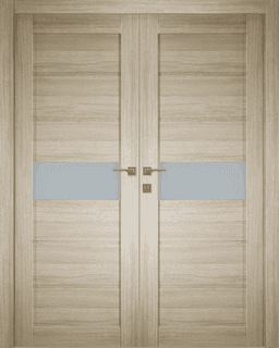 EDNA VETRO SHAMBOR DOUBLE BELLDINNI MODERN INTERIOR DOOR - 1