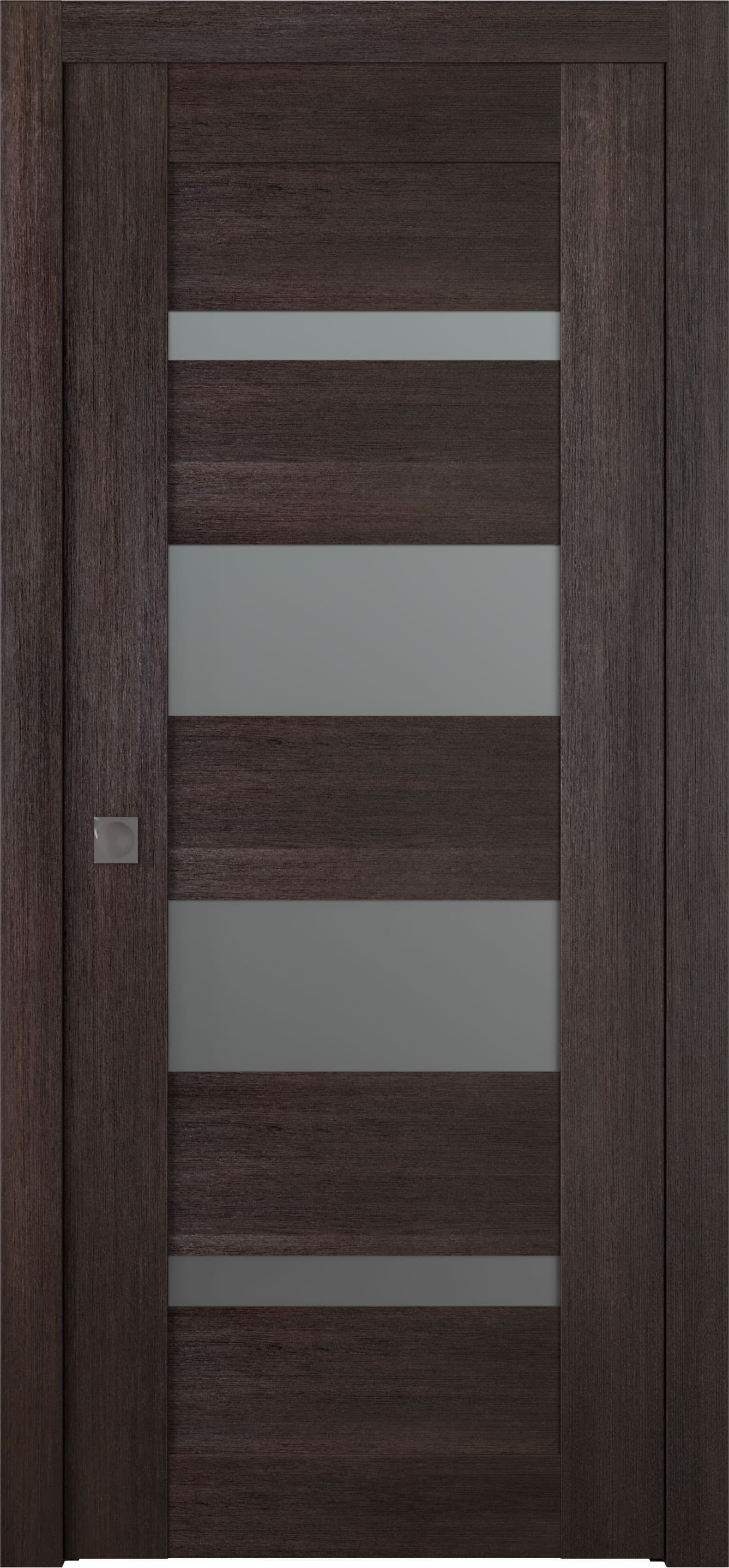 AVON 07-01 VETRO VERALINGA OAK POCKET BELLDINNI MODERN INTERIOR DOOR - 1