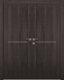 AVON 01 1H GOLD VERALINGA OAK DOUBLE BELLDINNI MODERN INTERIOR DOOR - 1