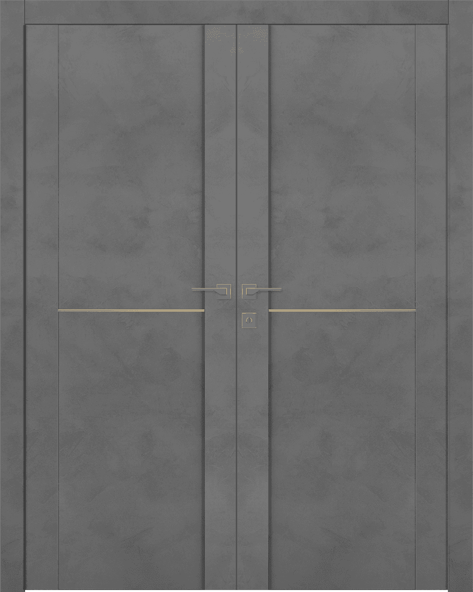 AVON 01 1H GOLD DARK URBAN CLOSET BELLDINNI MODERN INTERIOR DOOR - 1