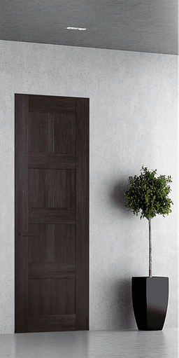 AVON 07 3R VERALINGA OAK DOUBLE INVISIBLE METAL FRAME BELLDINNI MODERN INTERIOR DOOR - 1
