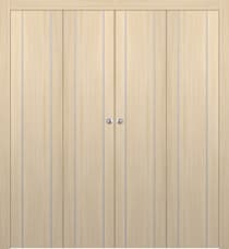 OPTIMA 2U LOIRE ASH DOUBLE BI-FOLD DOORS BELLDINNI MODERN INTERIOR DOOR - 1