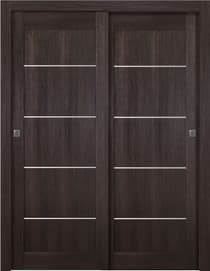 AVON 07 4H VERALINGA OAK BYPASS BELLDINNI MODERN INTERIOR DOOR - 1