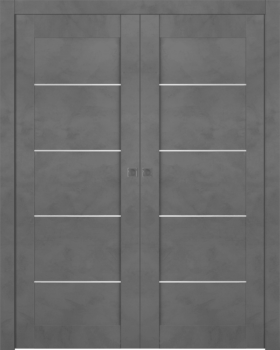 AVON 07 4H DARK URBAN DOUBLE POCKET BELLDINNI MODERN INTERIOR DOOR - 1