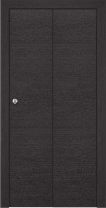 AVANTI BLACK APRICOT DOUBLE BI-FOLD BELLDINNI MODERN INTERIOR DOOR - 1