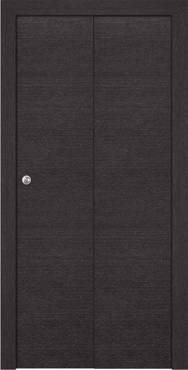 AVANTI BLACK APRICOT DOUBLE BI-FOLD BELLDINNI MODERN INTERIOR DOOR - 1