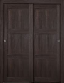 AVON 07 2RN VERALINGA OAK BYPASS BELLDINNI MODERN INTERIOR DOOR - 1