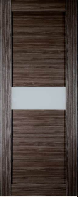EDNA VETRO GRAY OAK SLAB BELLDINNI MODERN INTERIOR DOOR - 1