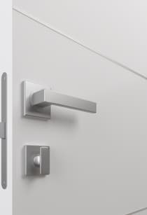 OPTIMA 4H SNOW WHITE DOUBLE INVISIBLE METAL FRAME BELLDINNI MODERN INTERIOR DOOR - 4