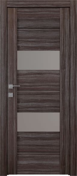VITA VETRO GRAY OAK SWING BELLDINNI MODERN INTERIOR DOOR - 1
